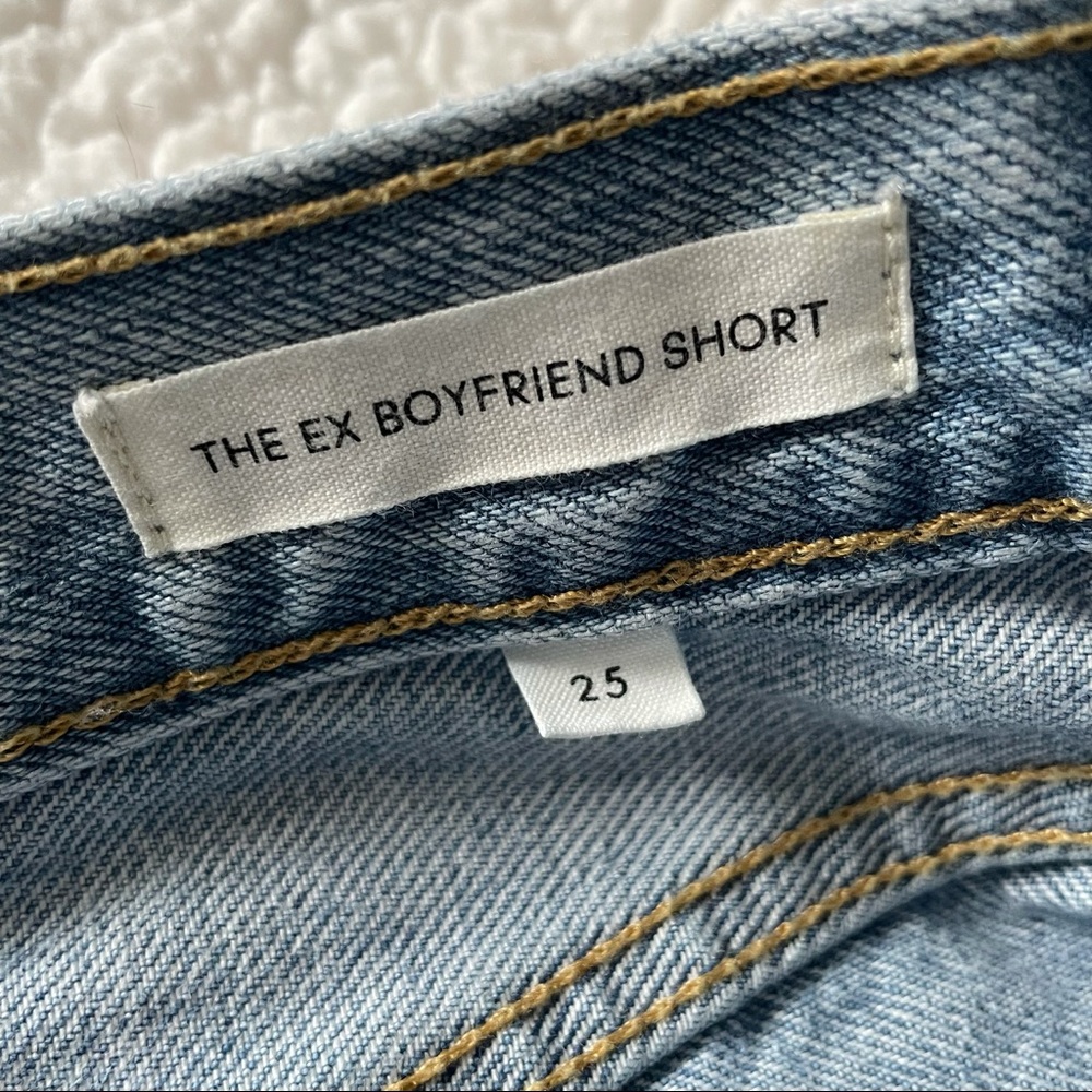 Denim Forum The Ex Boyfriend Short Light Wash - Picture 3 of 7